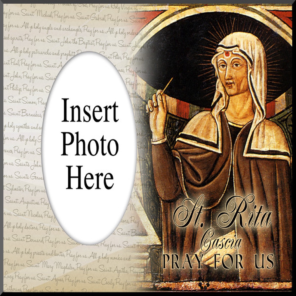St. Rita Cascia Photo Frame
