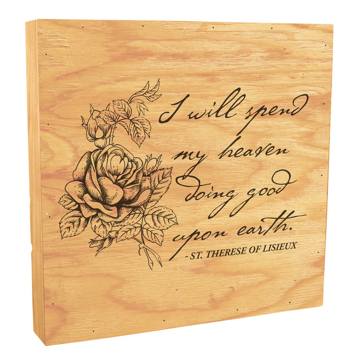 "I Will Spend My Heaven" Rustic Box Art