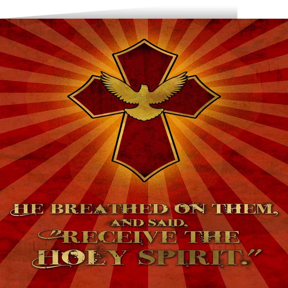 Receive the Holy Spirit Confirmation Greeting Card