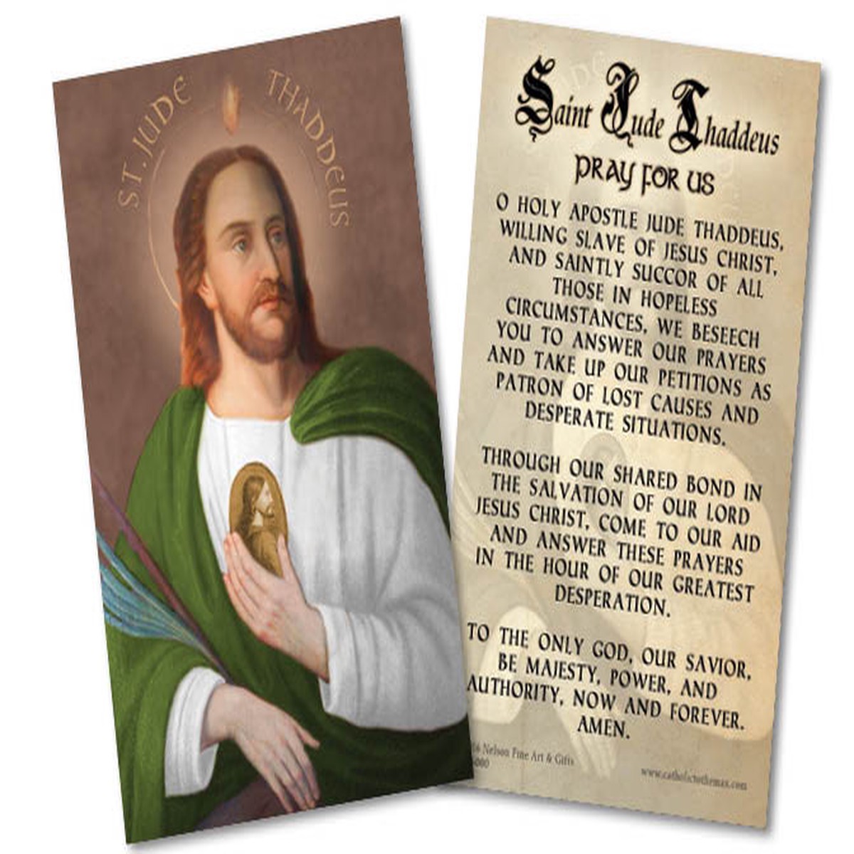 Saint Jude Holy Card
