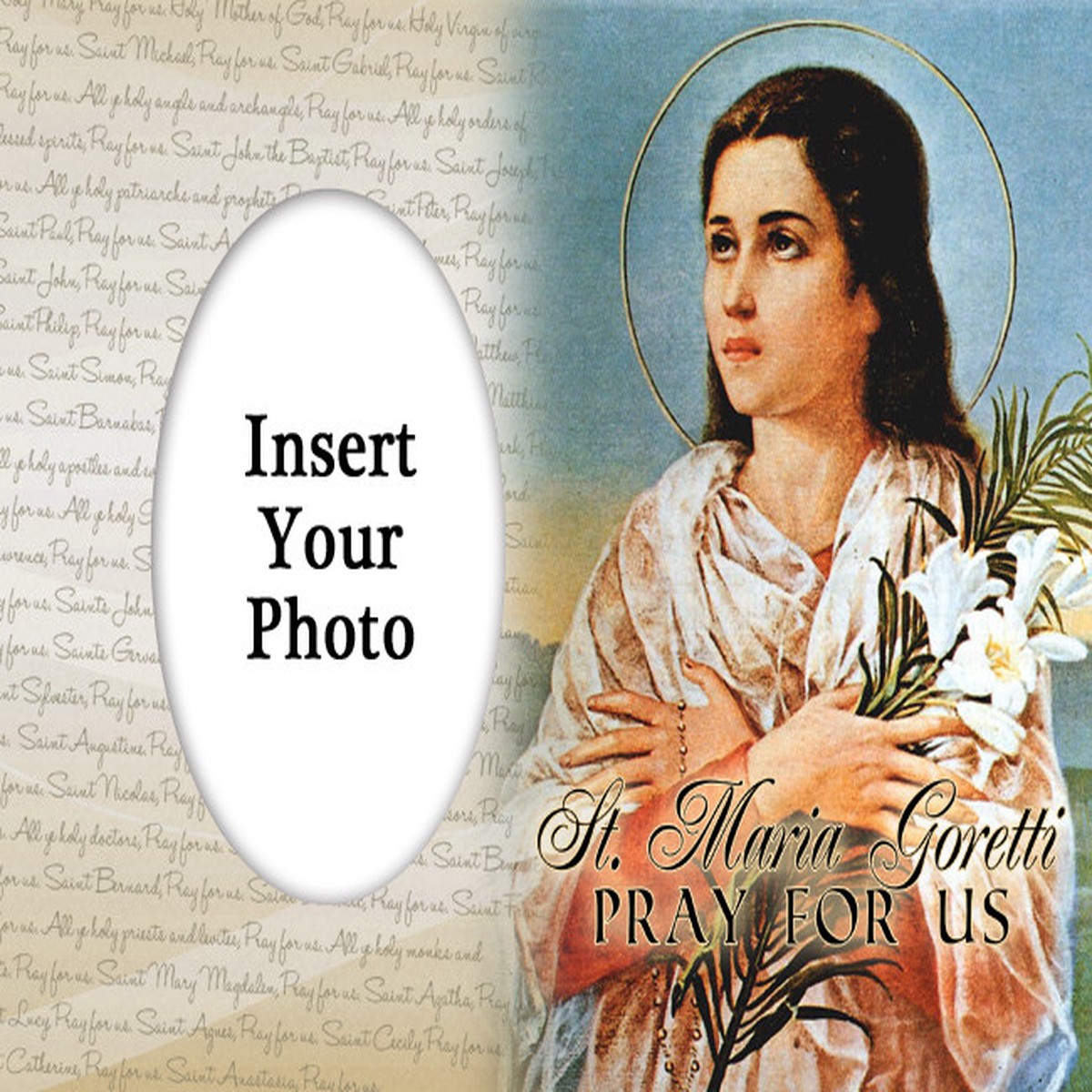St. Maria Goretti Photo Frame