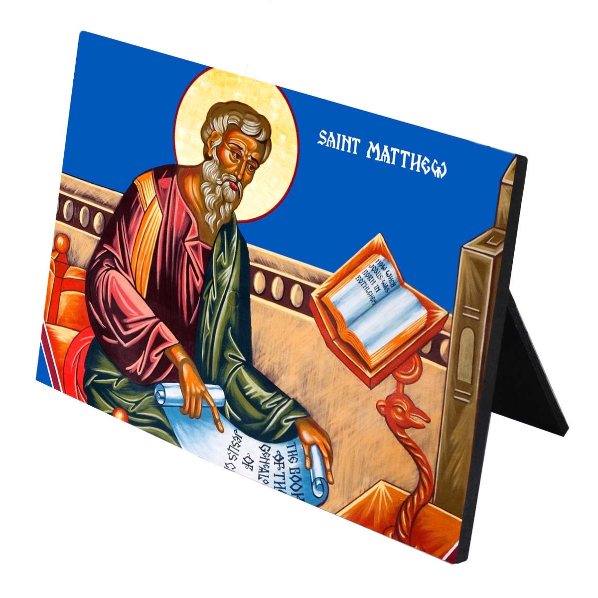St. Matthew Horizontal Desk Plaque