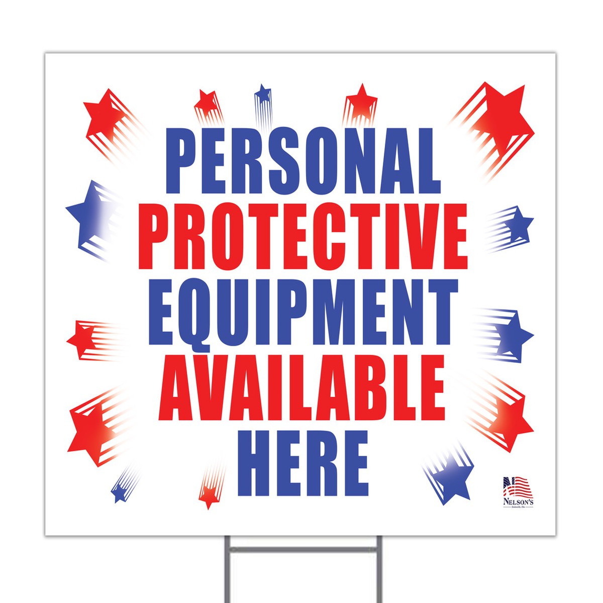 Personal Protective Equipment Available Yard Sign