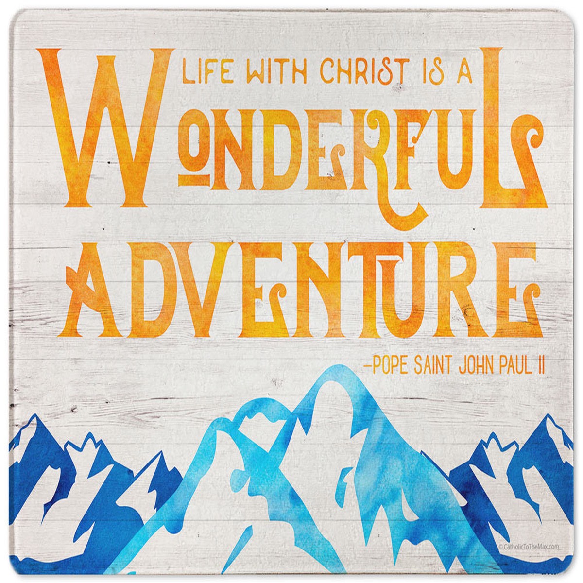 Wonderful Adventure Rectangular Glass Cutting Board