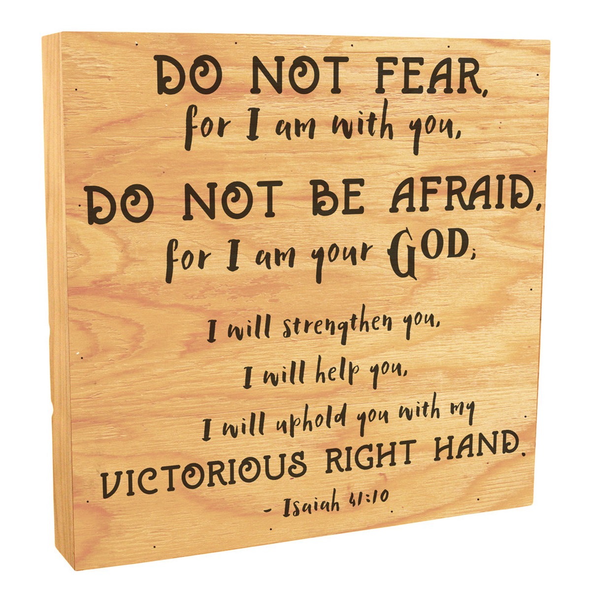 "I Am With You" Rustic Box Art
