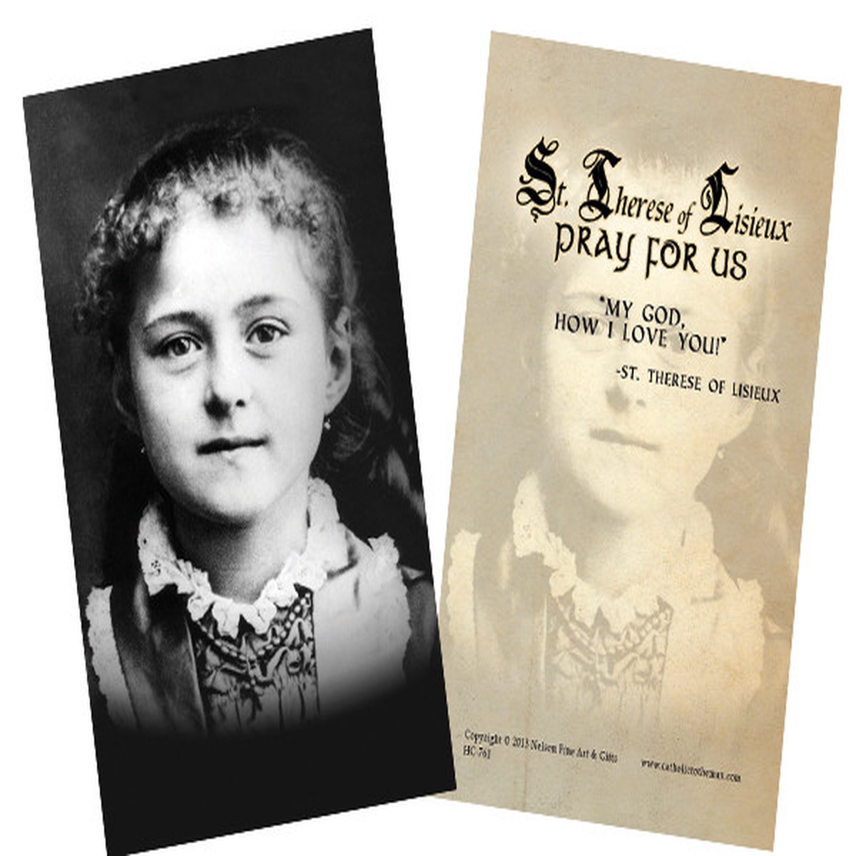 St. Therese (Child) Holy Card