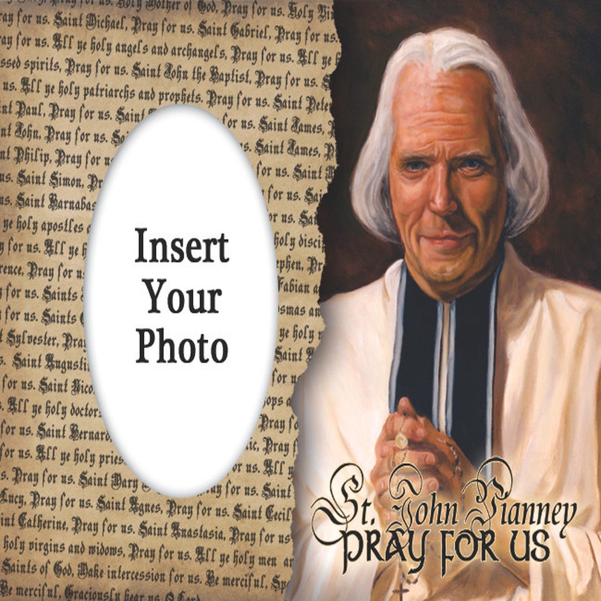 St. John Vianney Photo Frame