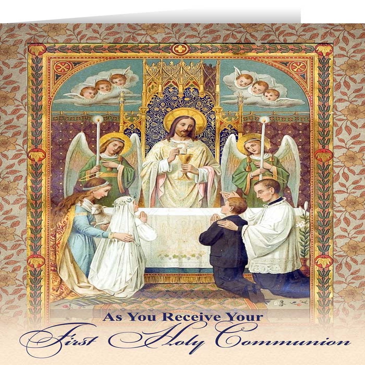 Jesus First Communion Greeting Card