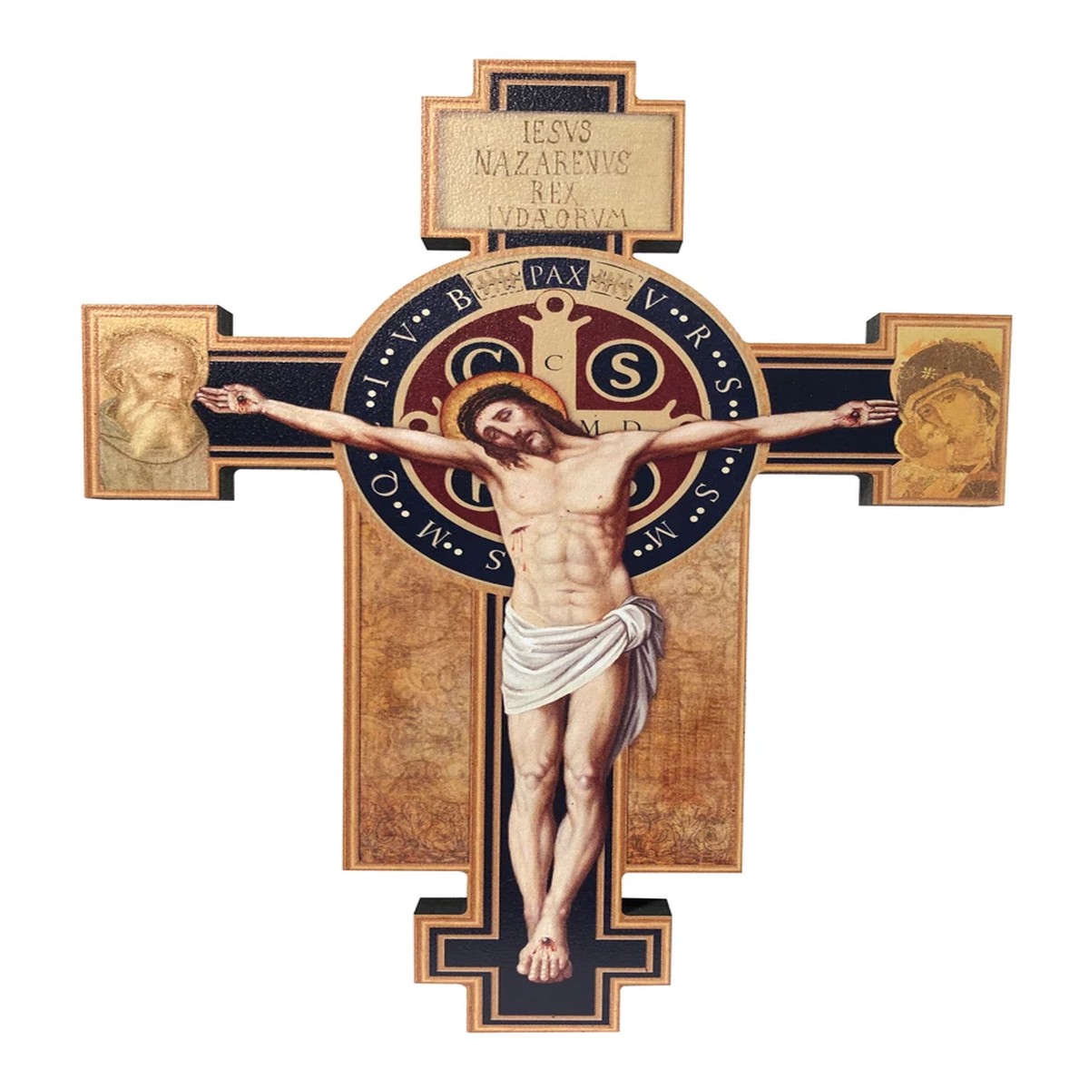 Benedictine Cross Wall Plaque