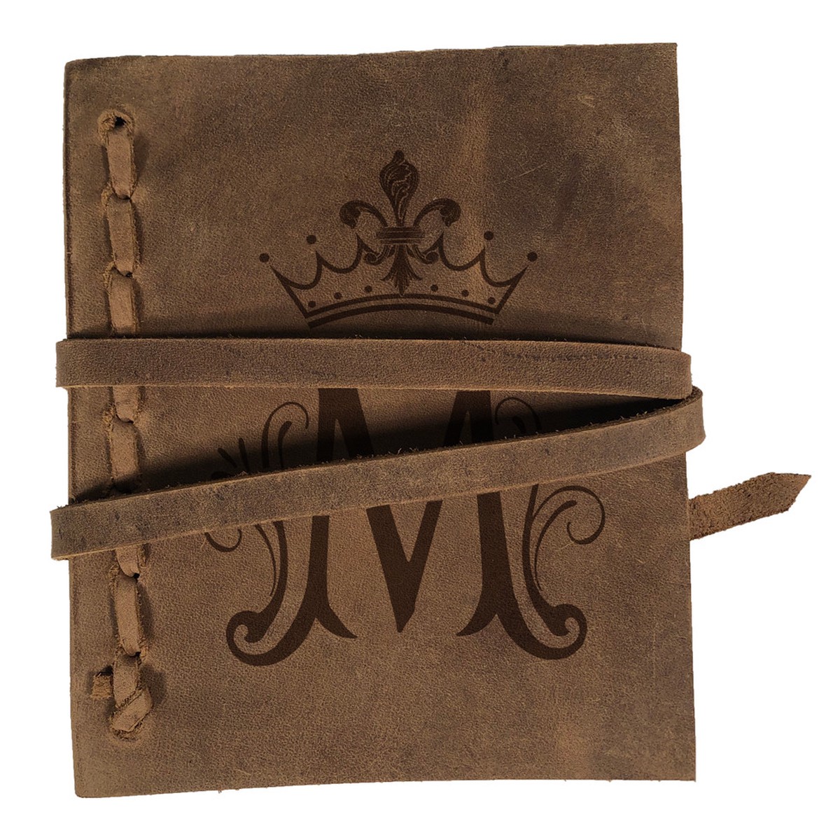 Marian Symbol Rustic Leather Journal