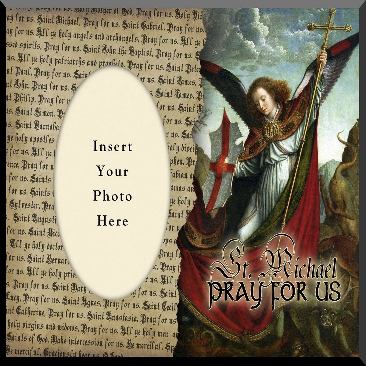 St. Michael 3 Photo Frame