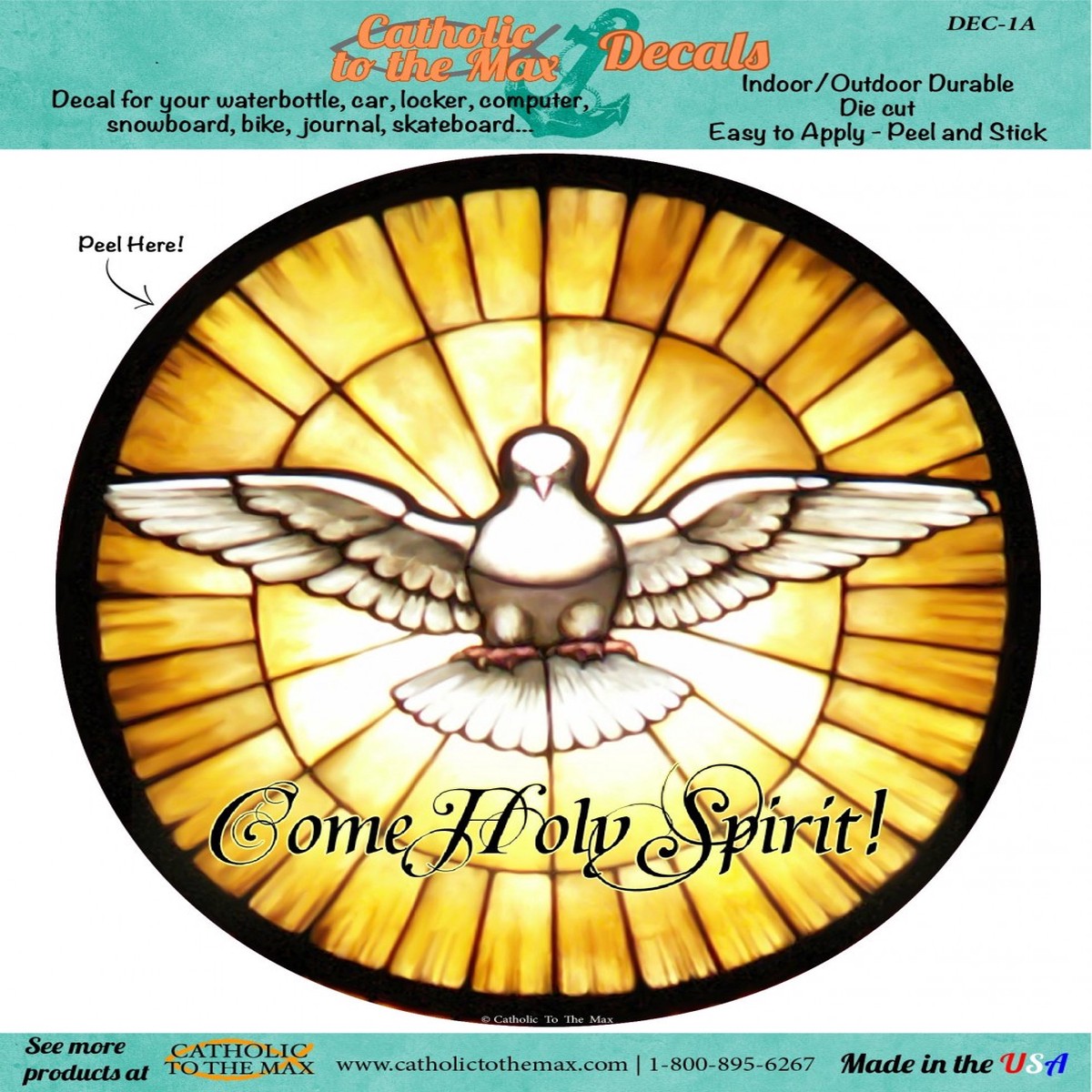 Come Holy Spirit Decal