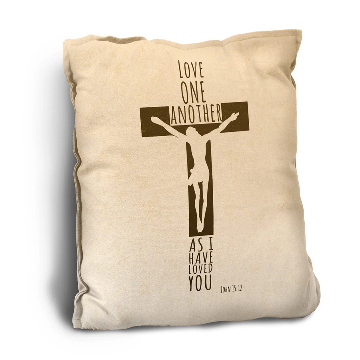 Love One Another Rustic Pillow