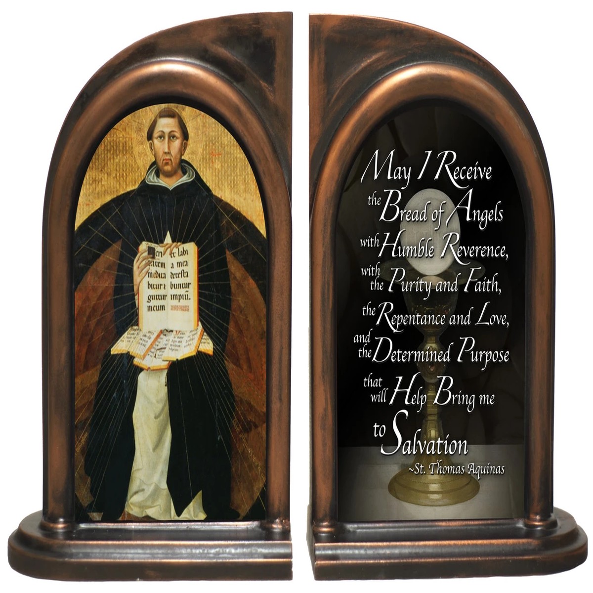 St. Thomas Aquinas Bookends