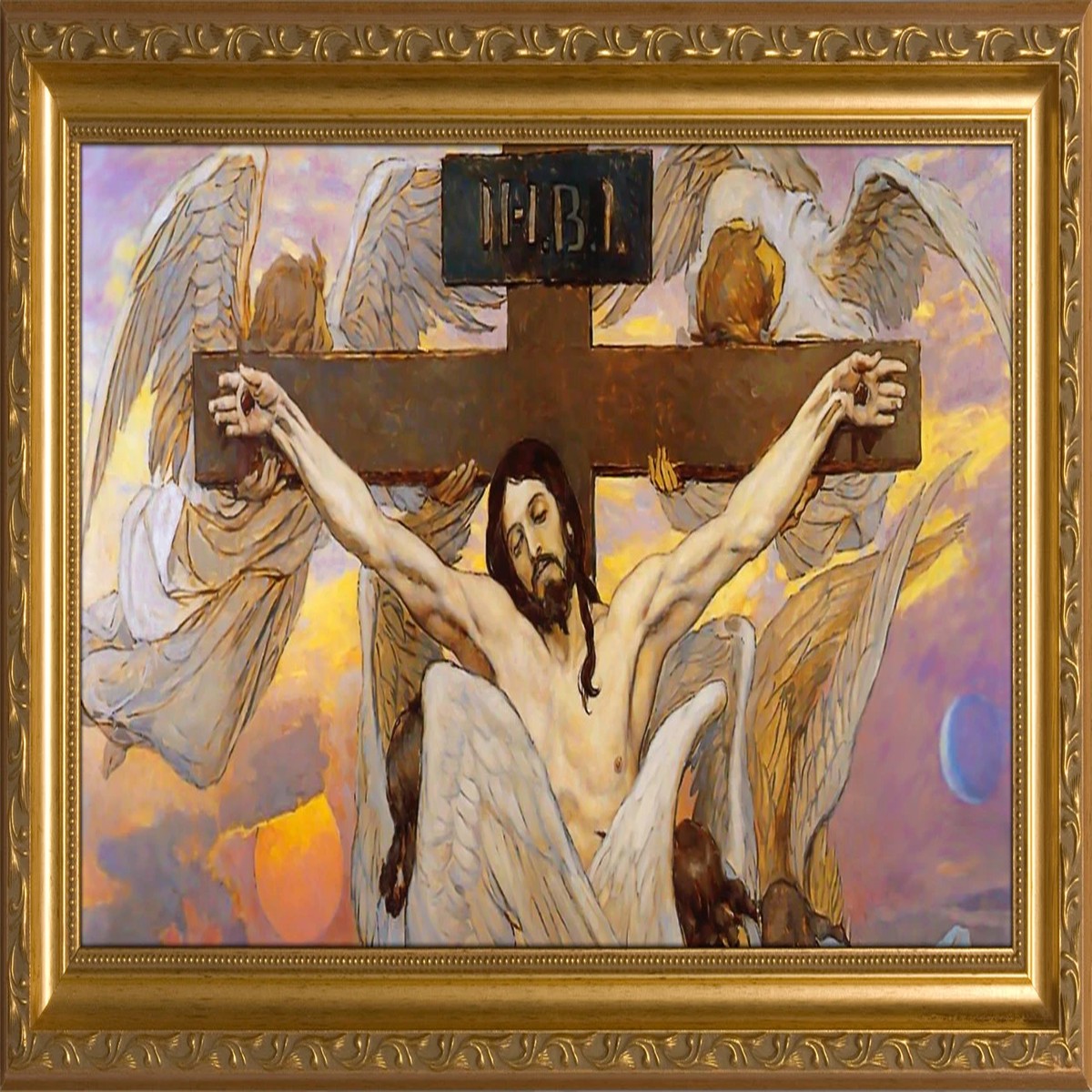 Christ Crucified by Viktor Vasnetsov Framed Art