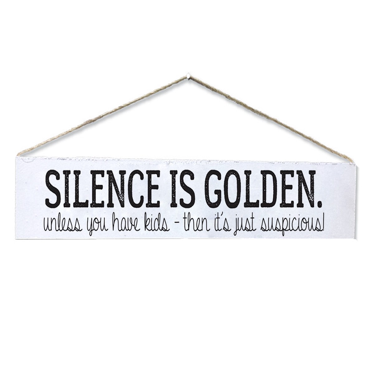"Silence is Golden" Quote Plaque