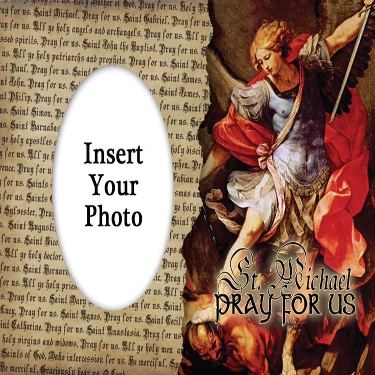 St. Michael the Archangel Photo Frame