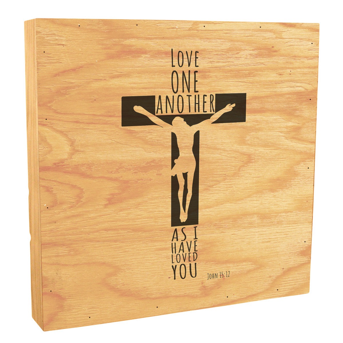 "As I Have Loved You" Rustic Box Art