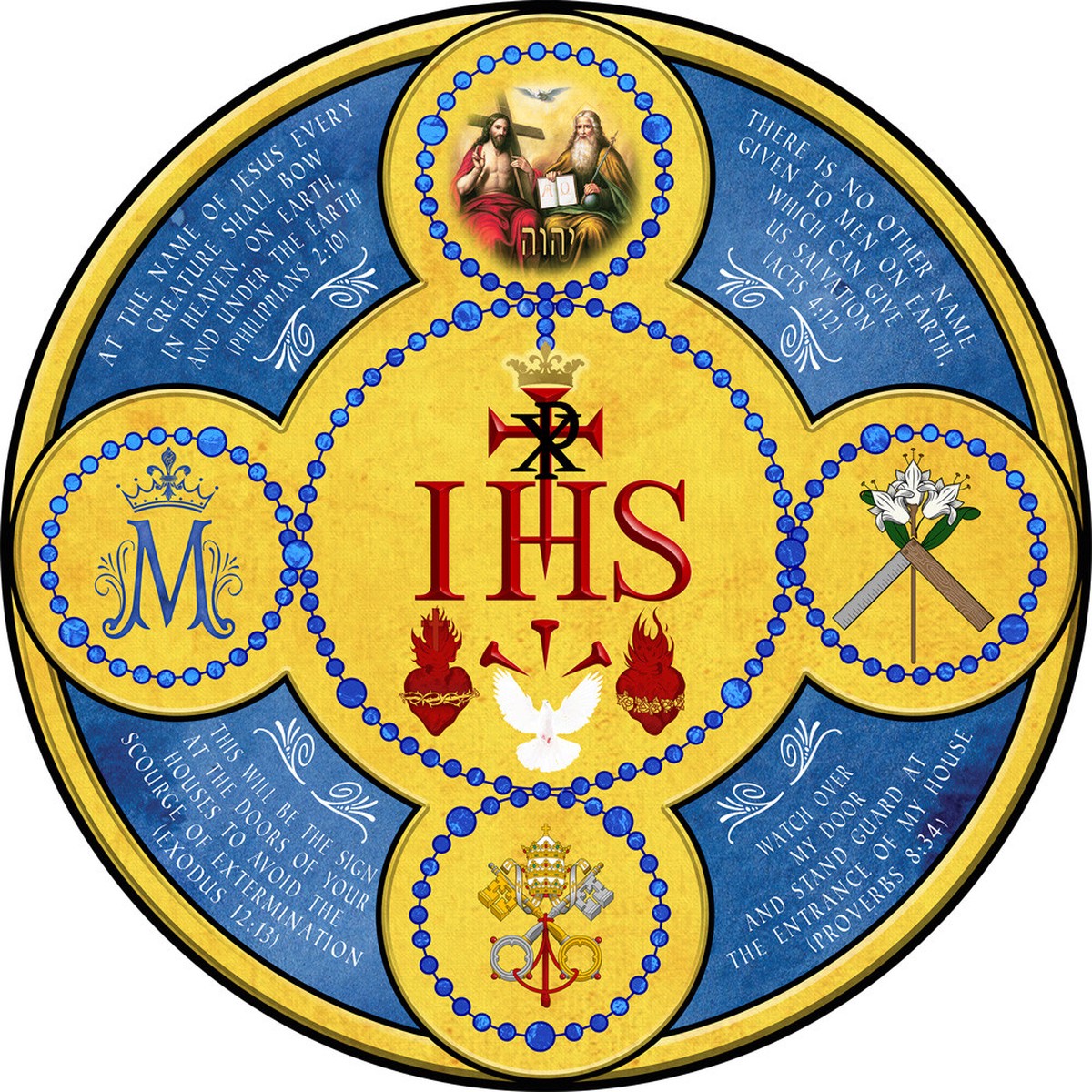 Holy Name Emblem Decal