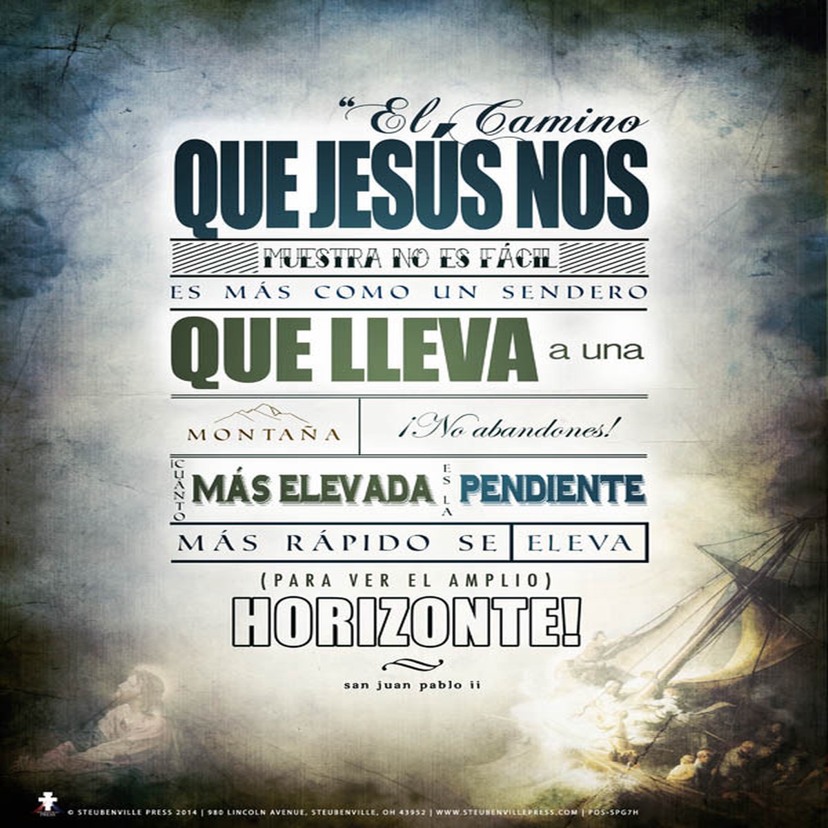 Spanish JPII Quote Poster