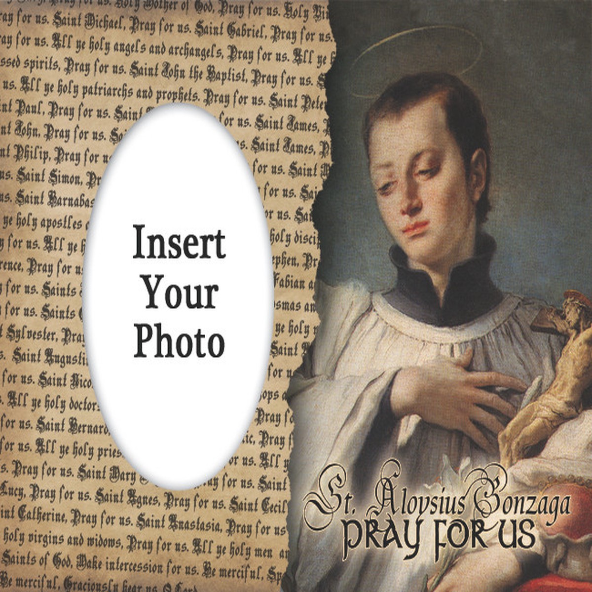 St. Aloysius Photo Frame