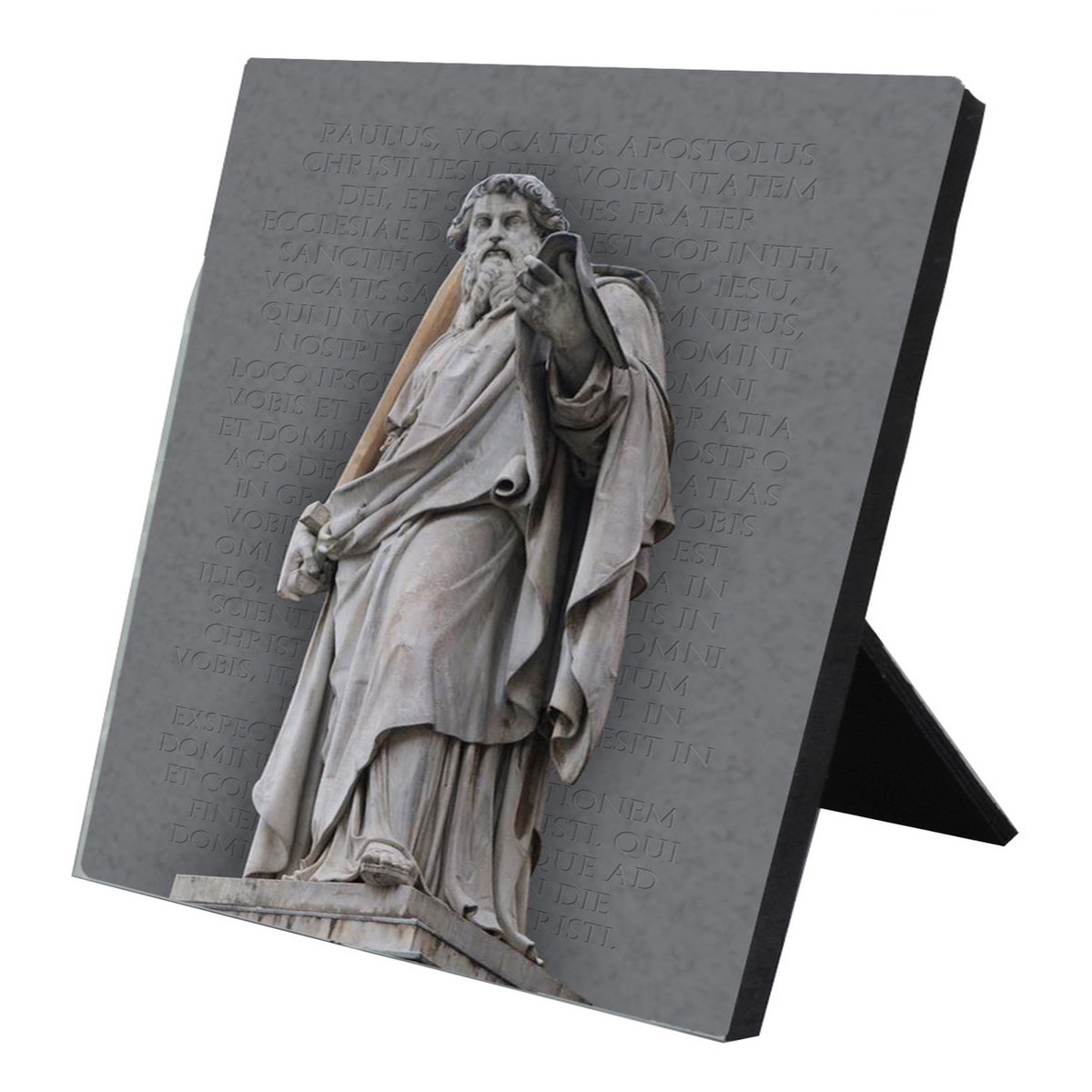 St. Paul Statue Vertical Desk Plaque