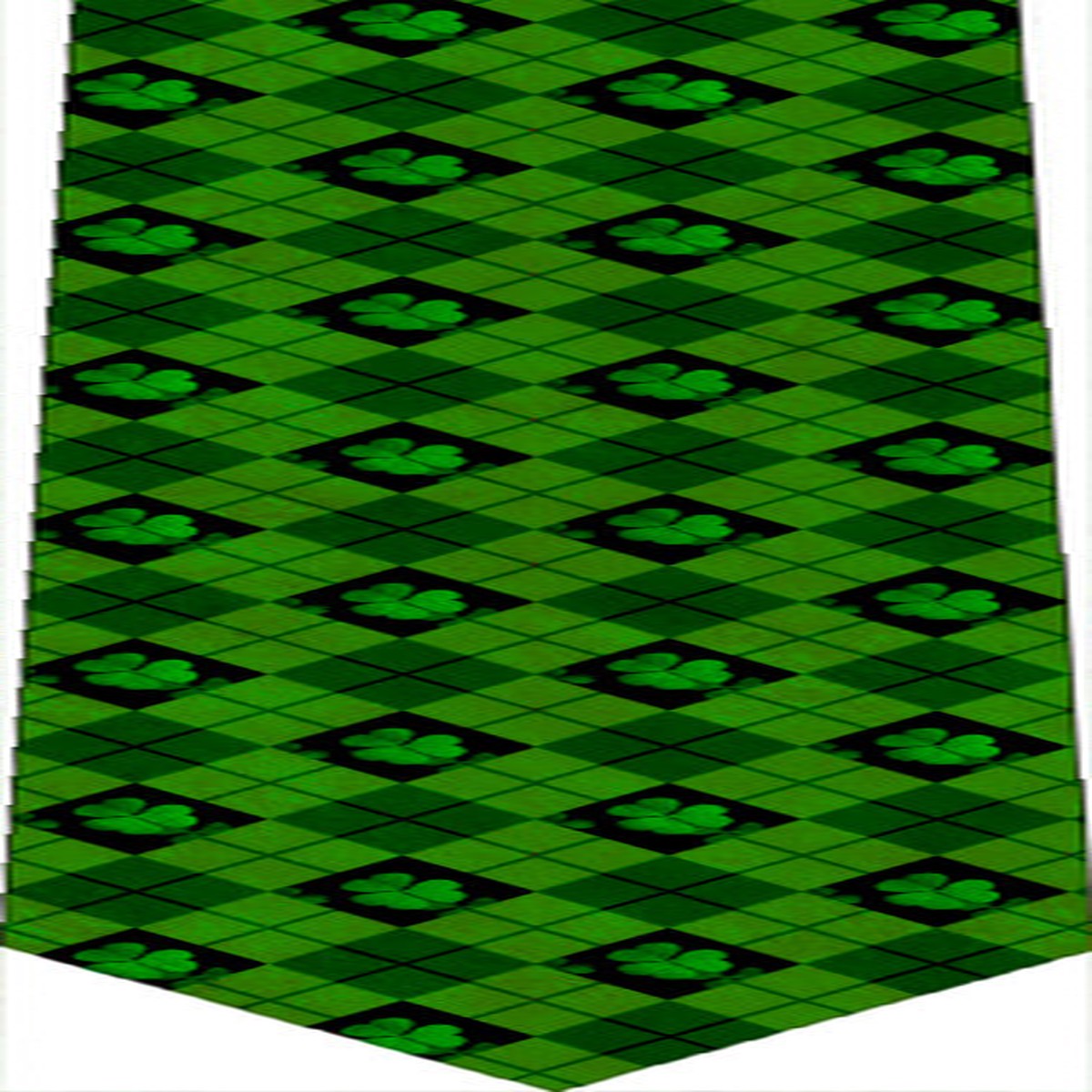 Shamrock Argyle Tie