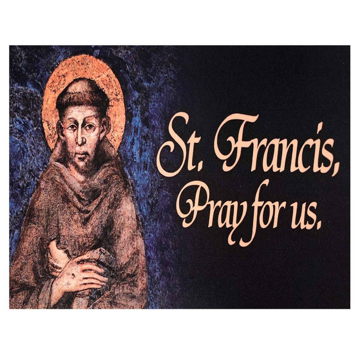 St. Francis Vinyl Bumper Sticker