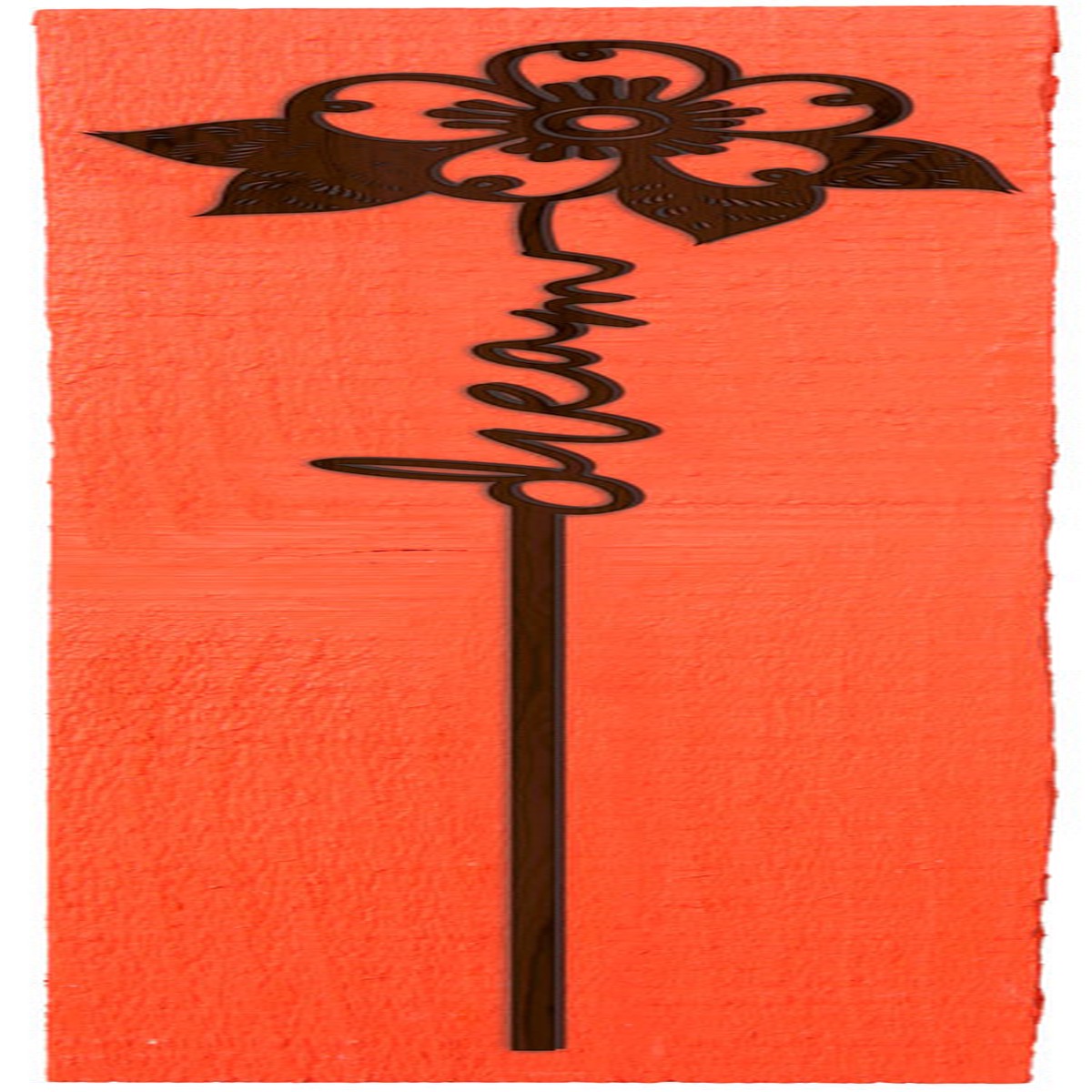 "Dream" Flower Word Plaque