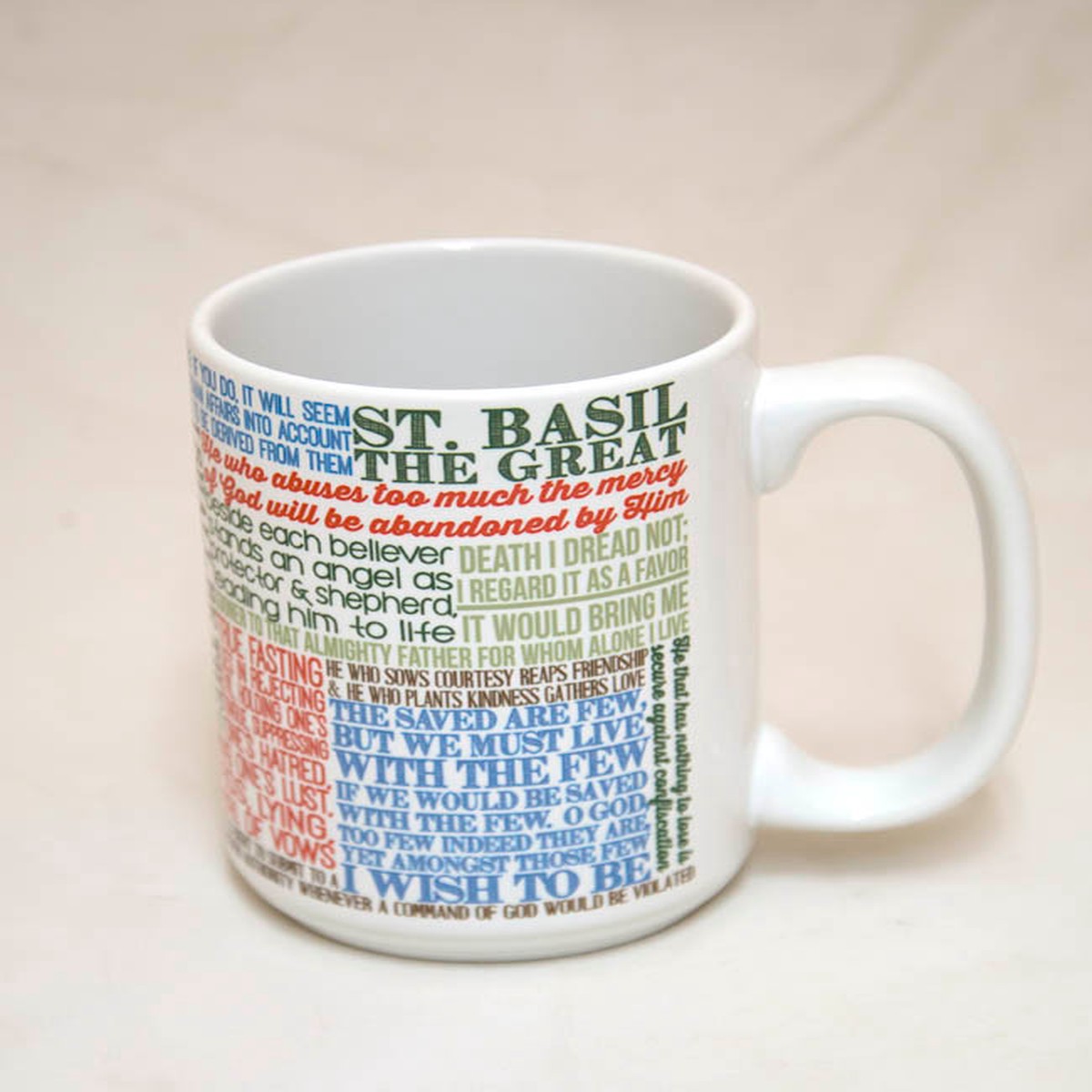 Saint Basil the Great Quote Mug