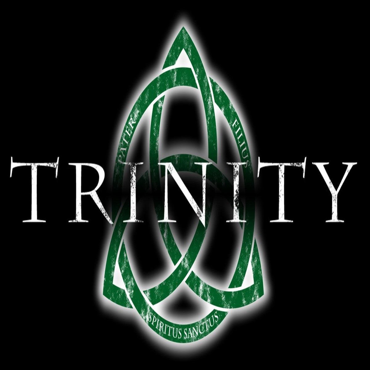 Trinity with Logo Vinyl Bumper Sticker
