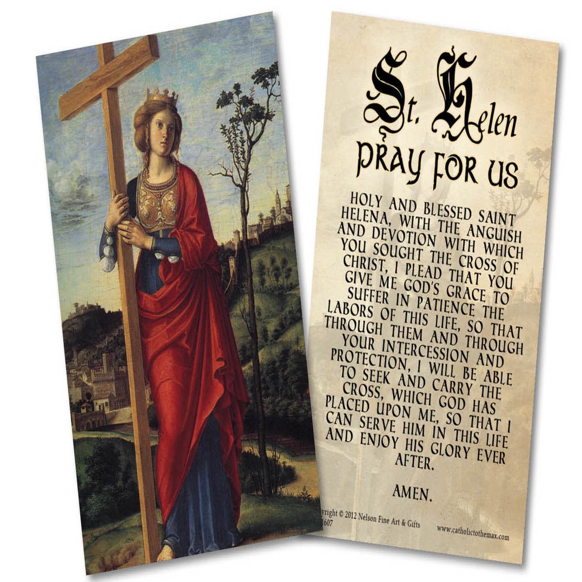 St. Helen Holy Card