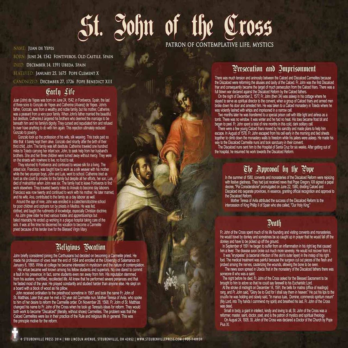 St. John of the Cross Explained Poster