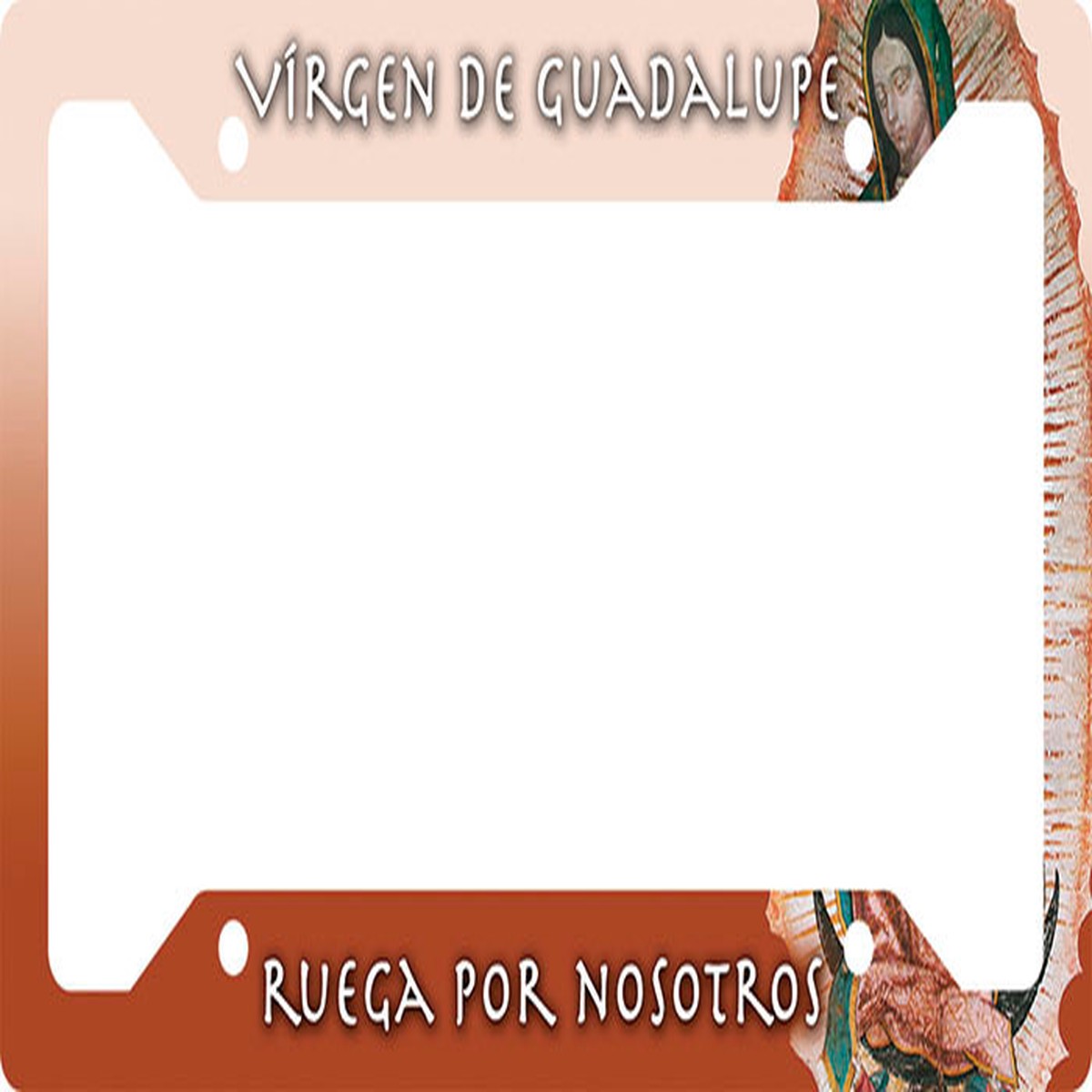 Virgen de Guadalupe Plate Frame