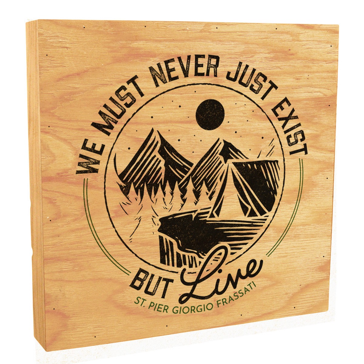 "Live" Rustic Box Art
