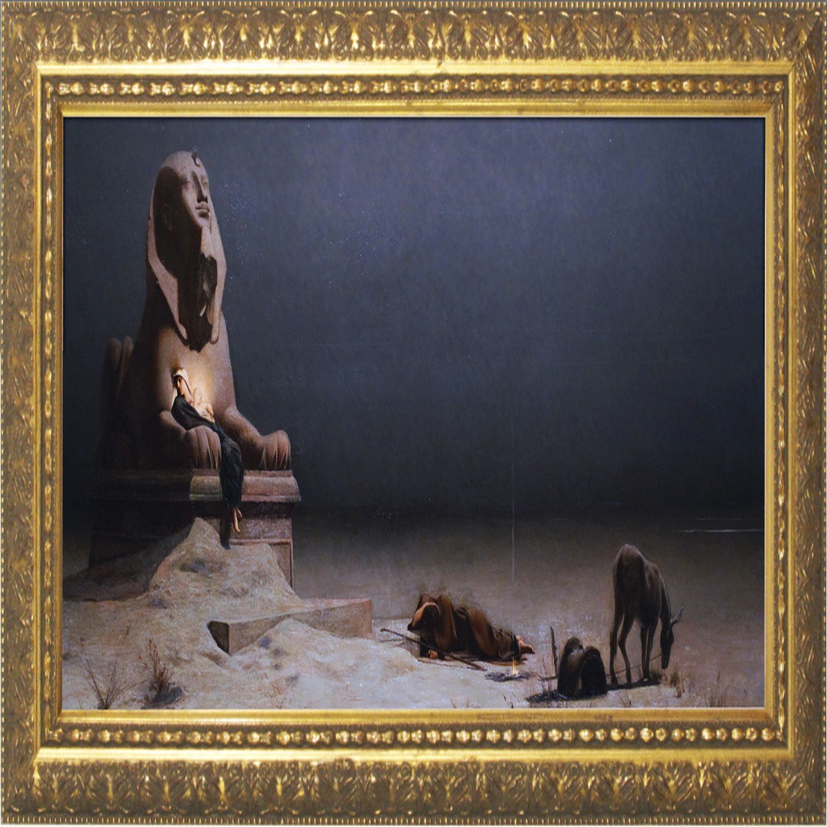 Rest on the Flight into Egypt Gold Framed Art
