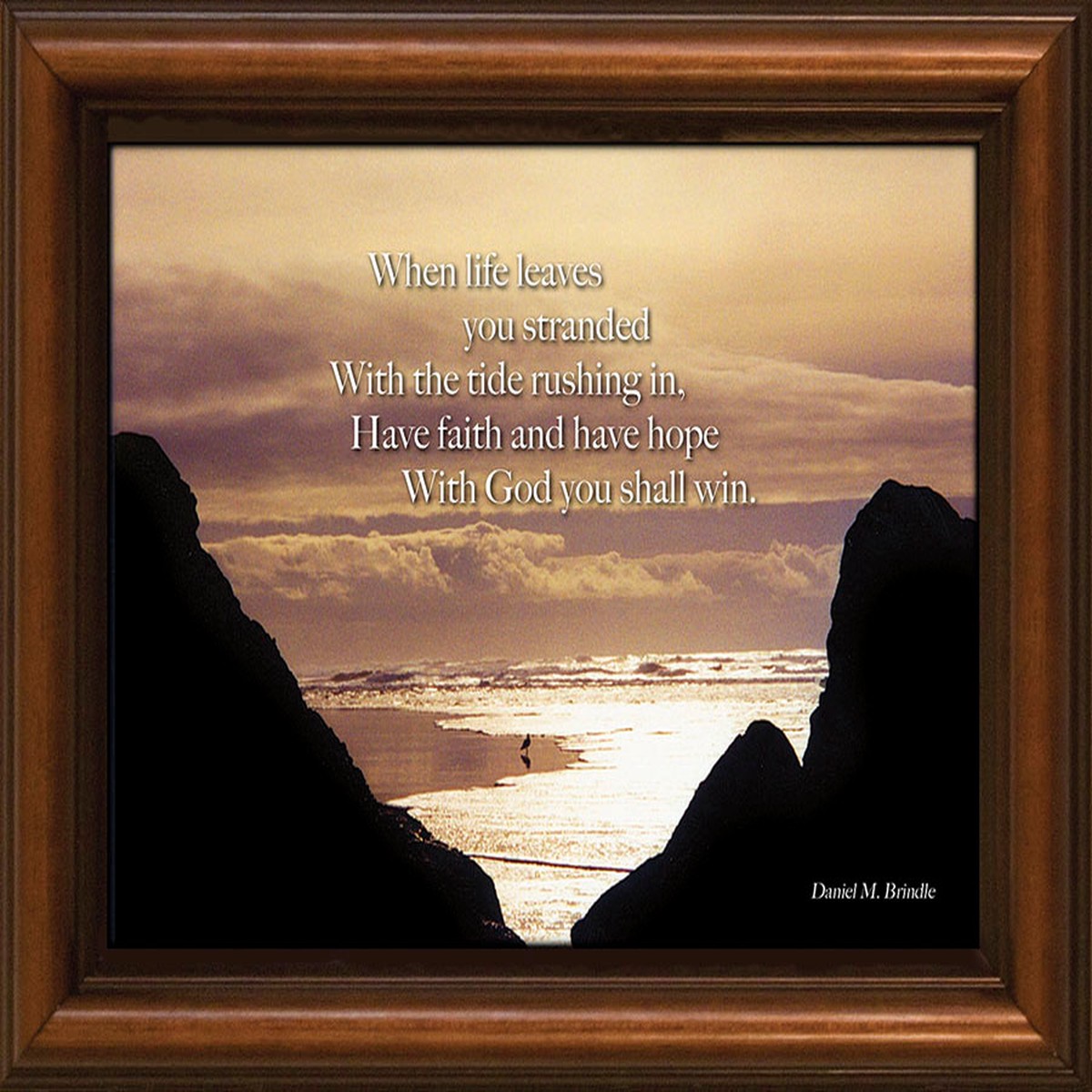 Tide Poem Framed