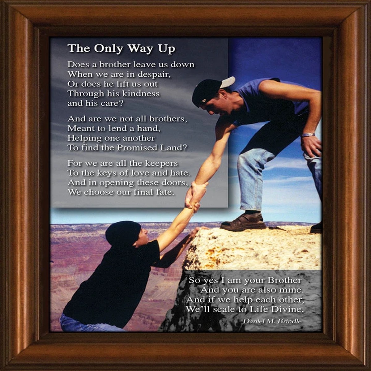 Brotherhood Poem Framed