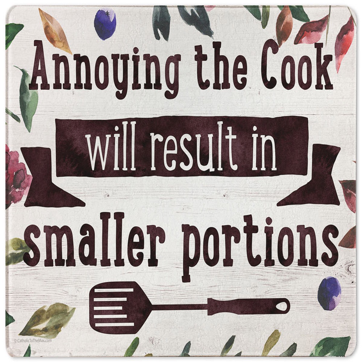 Annoying the Cook Rectangular Glass Cutting Board