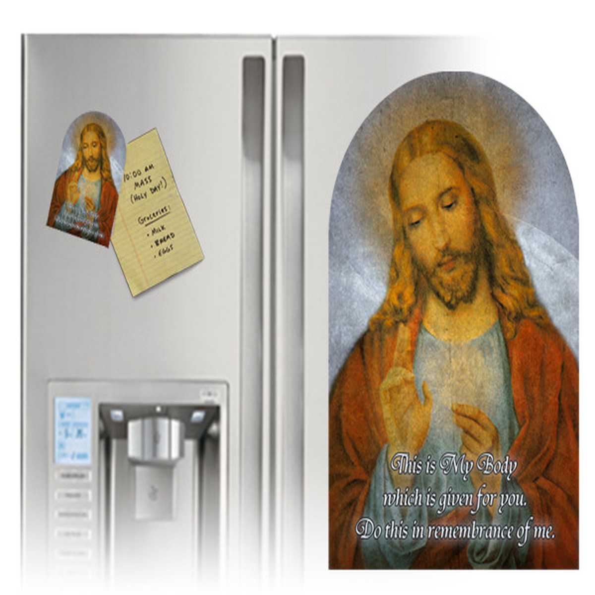 Distribution of Eucharist Arched Magnet