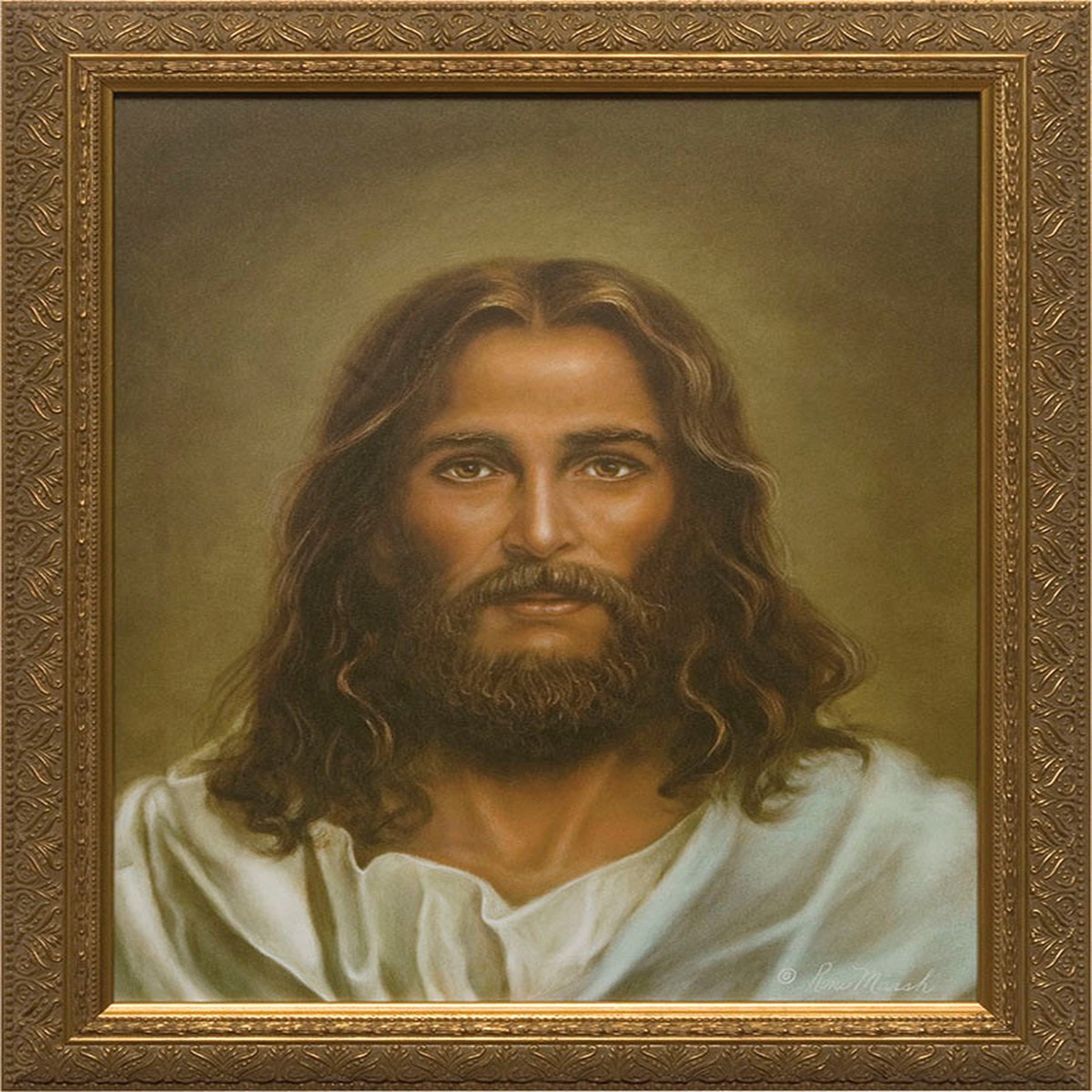 Modern Christ Painting Framed Art