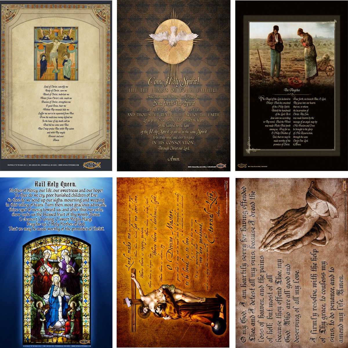 Common Prayers Poster Value Pack