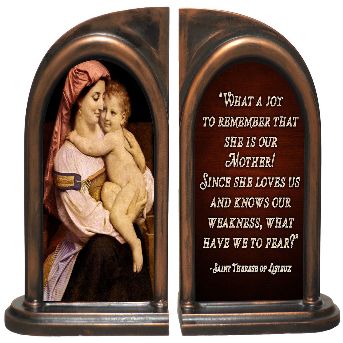 Spanish Madonna Bookends