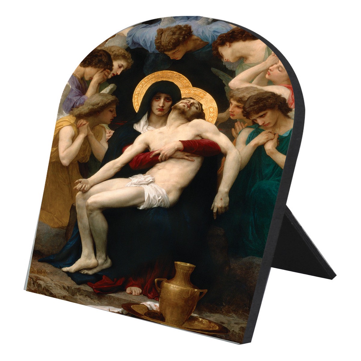 La Pieta Arched Desk Plaque