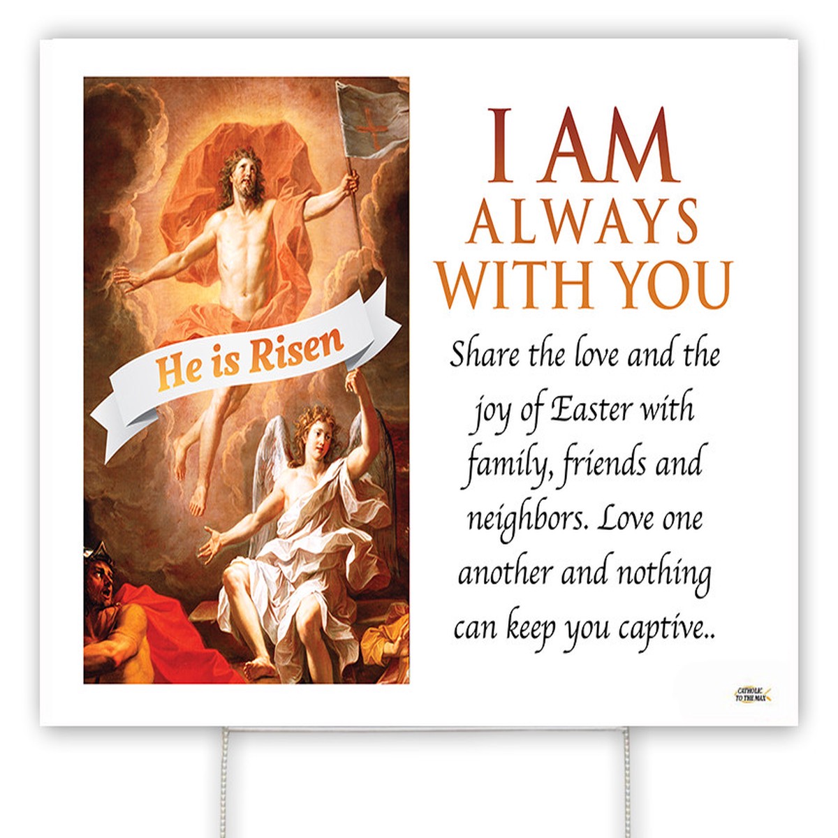 Resurrection of Christ E.C. Yard Sign