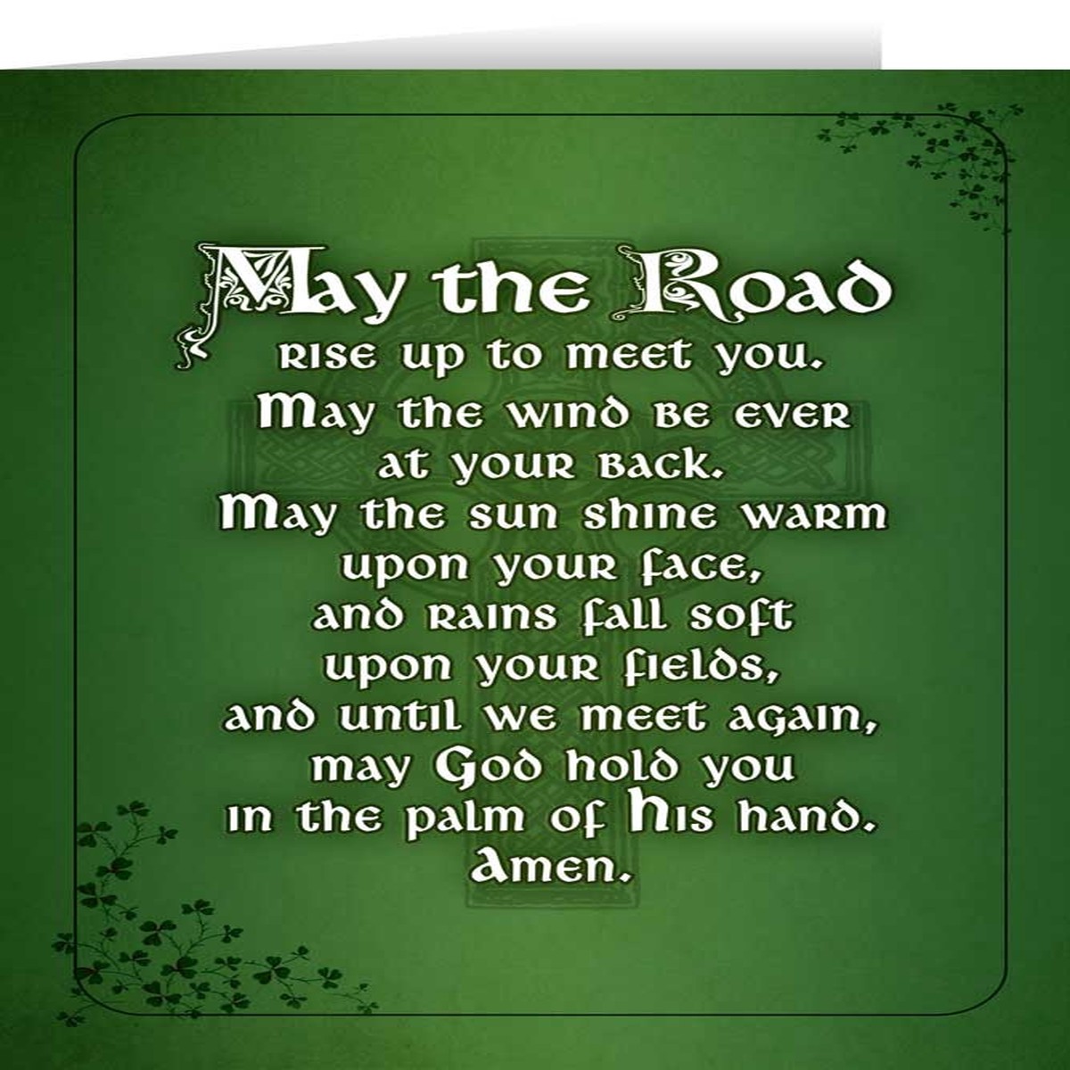 Irish Blessing Greeting Card