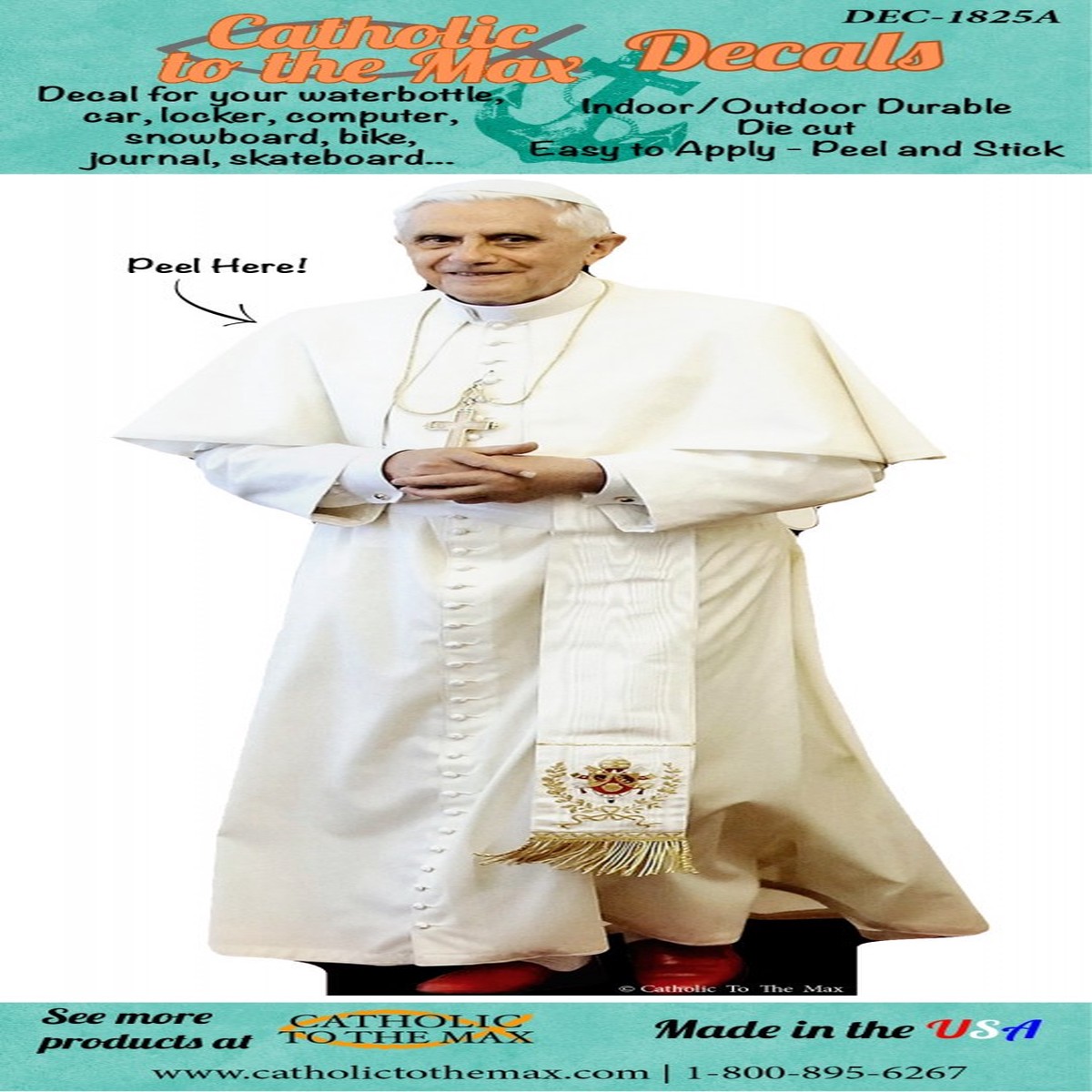 Pope Benedict XVI Decal
