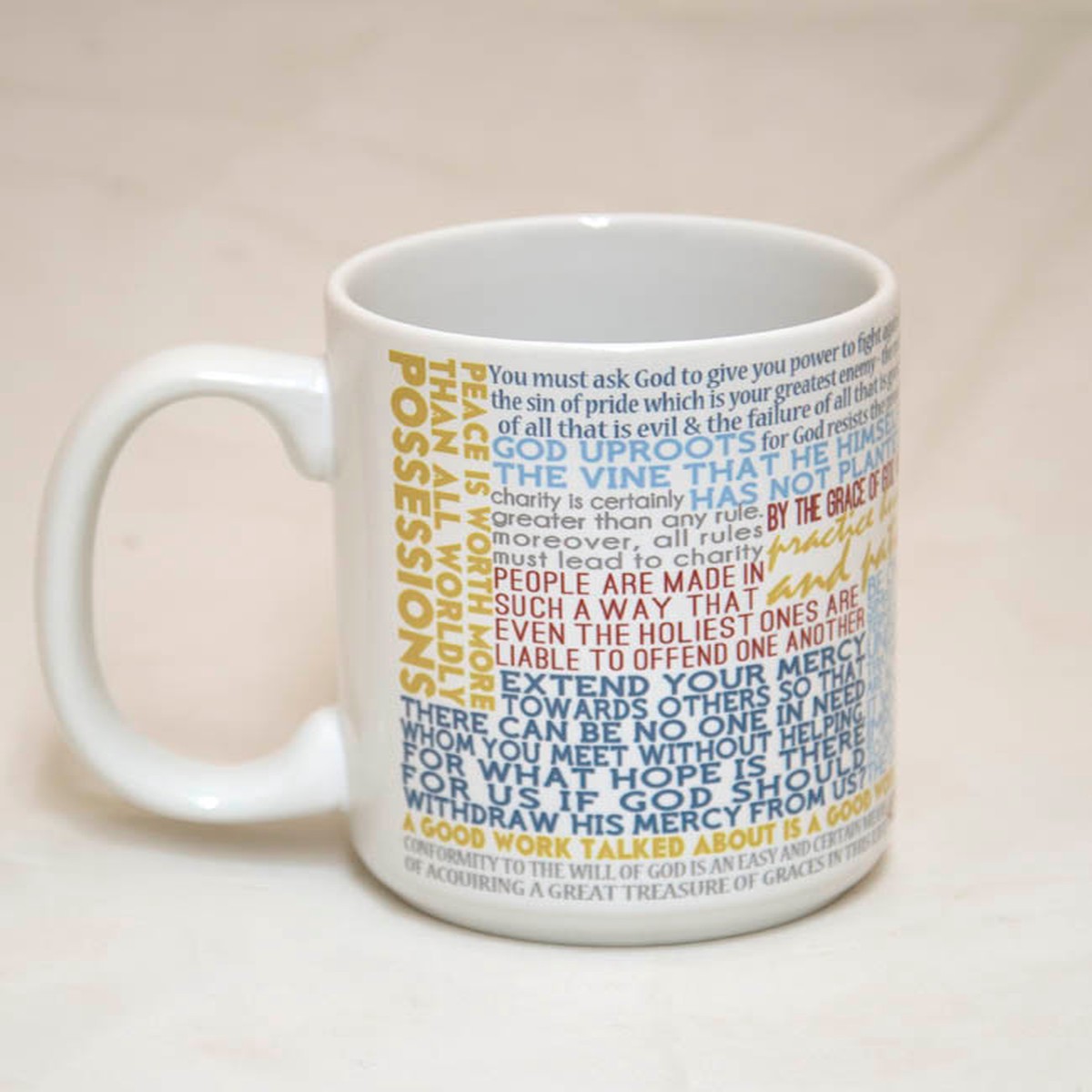 Saint Vincent de Paul Quote Mug