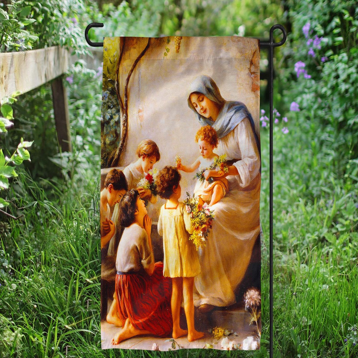 Adoration Outdoor Garden Flag