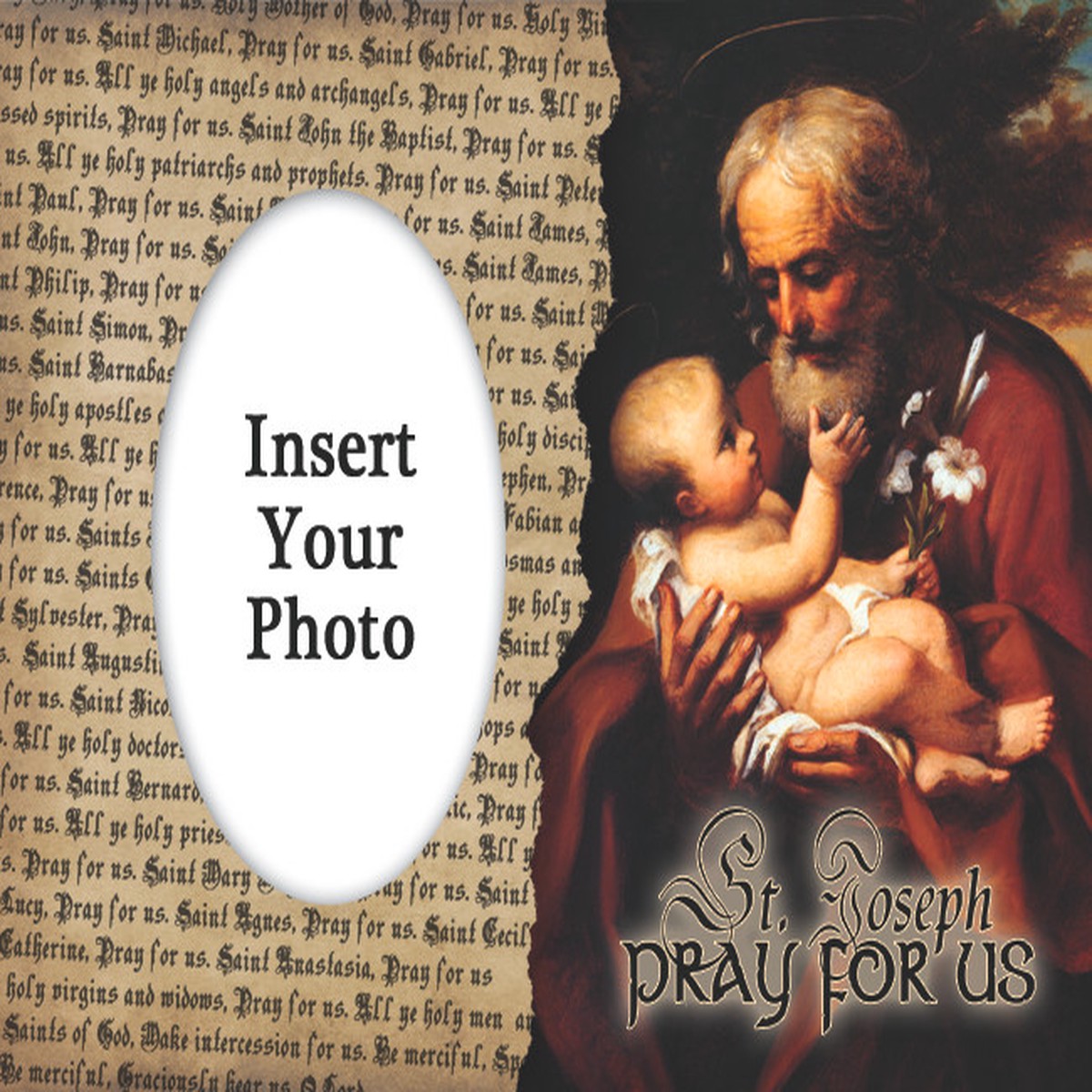 St. Joseph Photo Frame